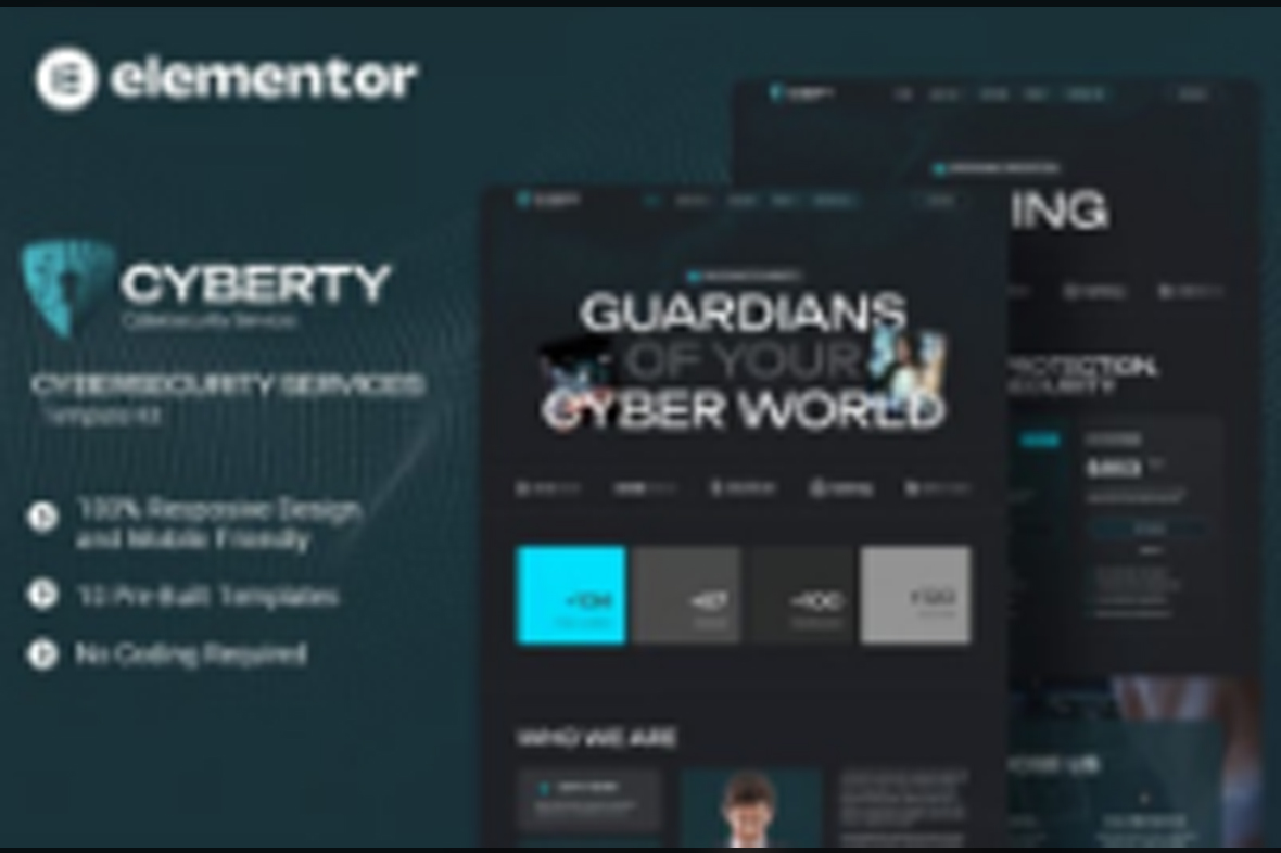 Cyberty – Cyber Security Service Elementor Template Kit July 9, 2025