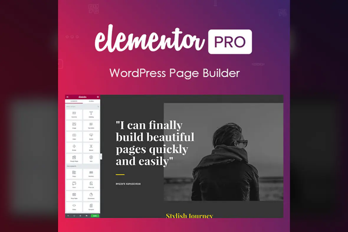 Elementor PRO WordPress Page Builder + Pro Templates