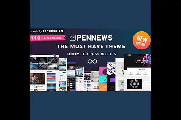 PenNews – News/ Magazine/ Business/ Portfolio/Reviews Landing AMP WordPress Theme