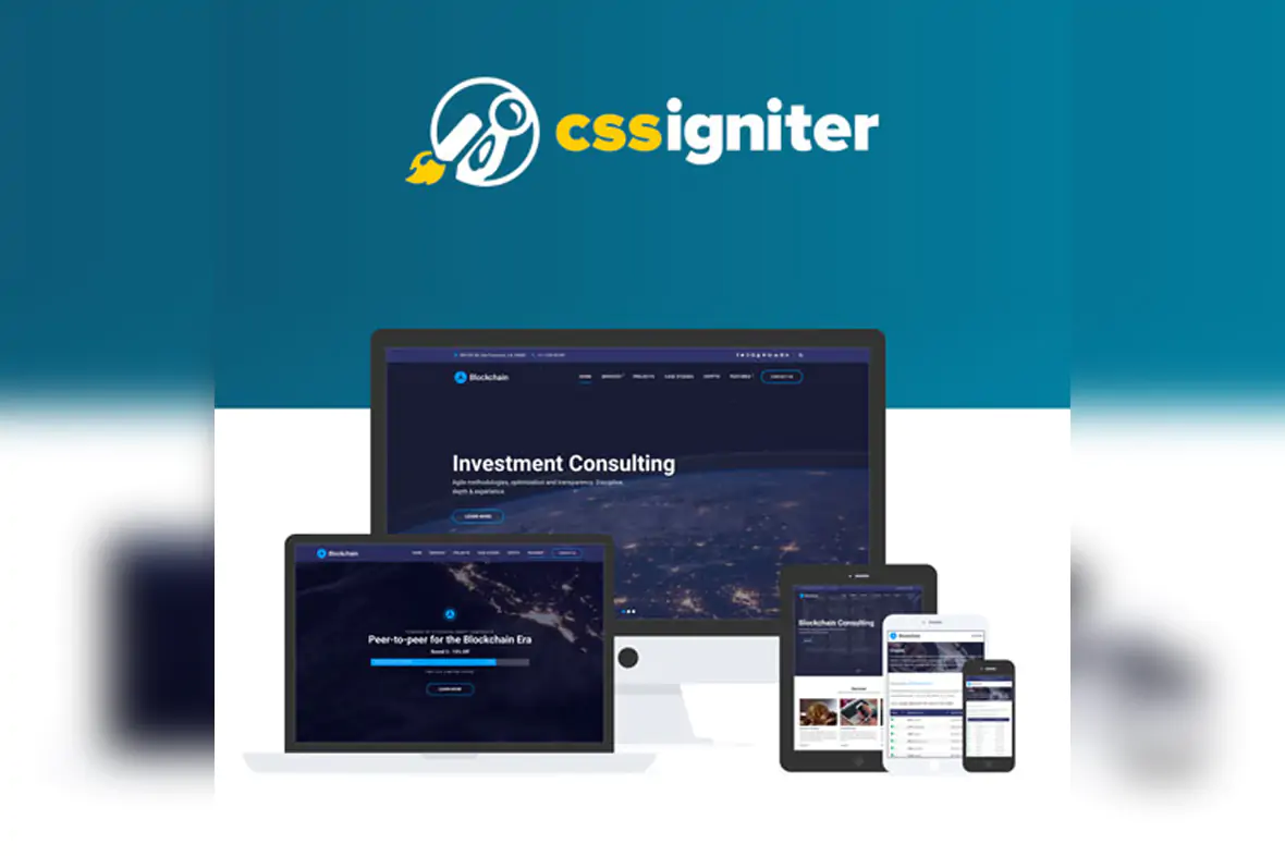 CSS Igniter Blockchain WordPress Theme