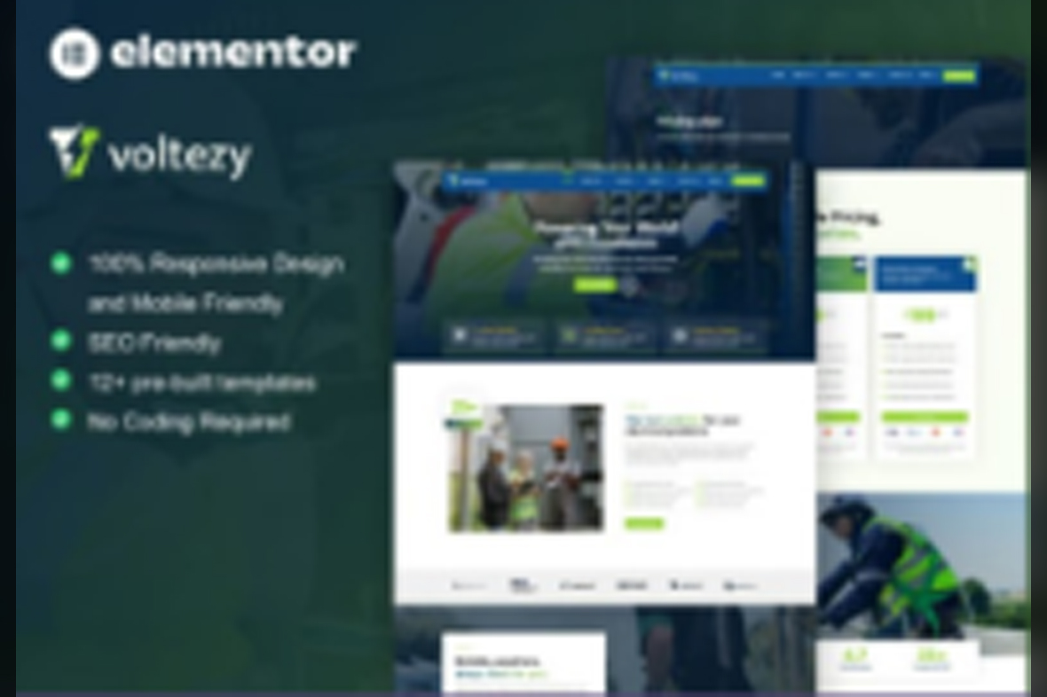 Voltezy – Electrical Installation and Maintenance Service Elementor Template Kit July 10, 2025