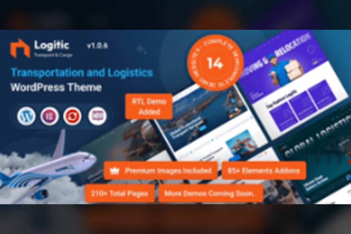 Logitic – Transportation and Logistics WordPress Theme v1.1.7