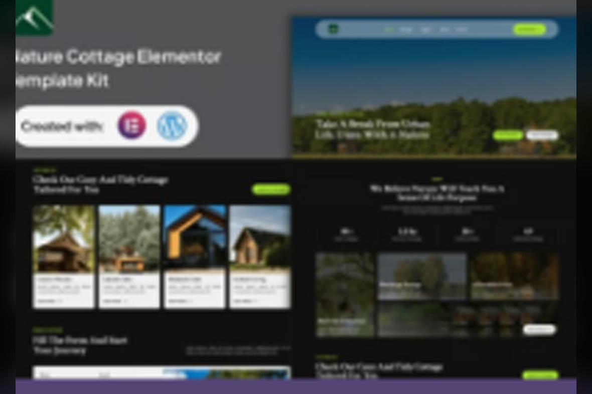 Veridian – Nature Cottage Elementor Template Kit August 6, 2025