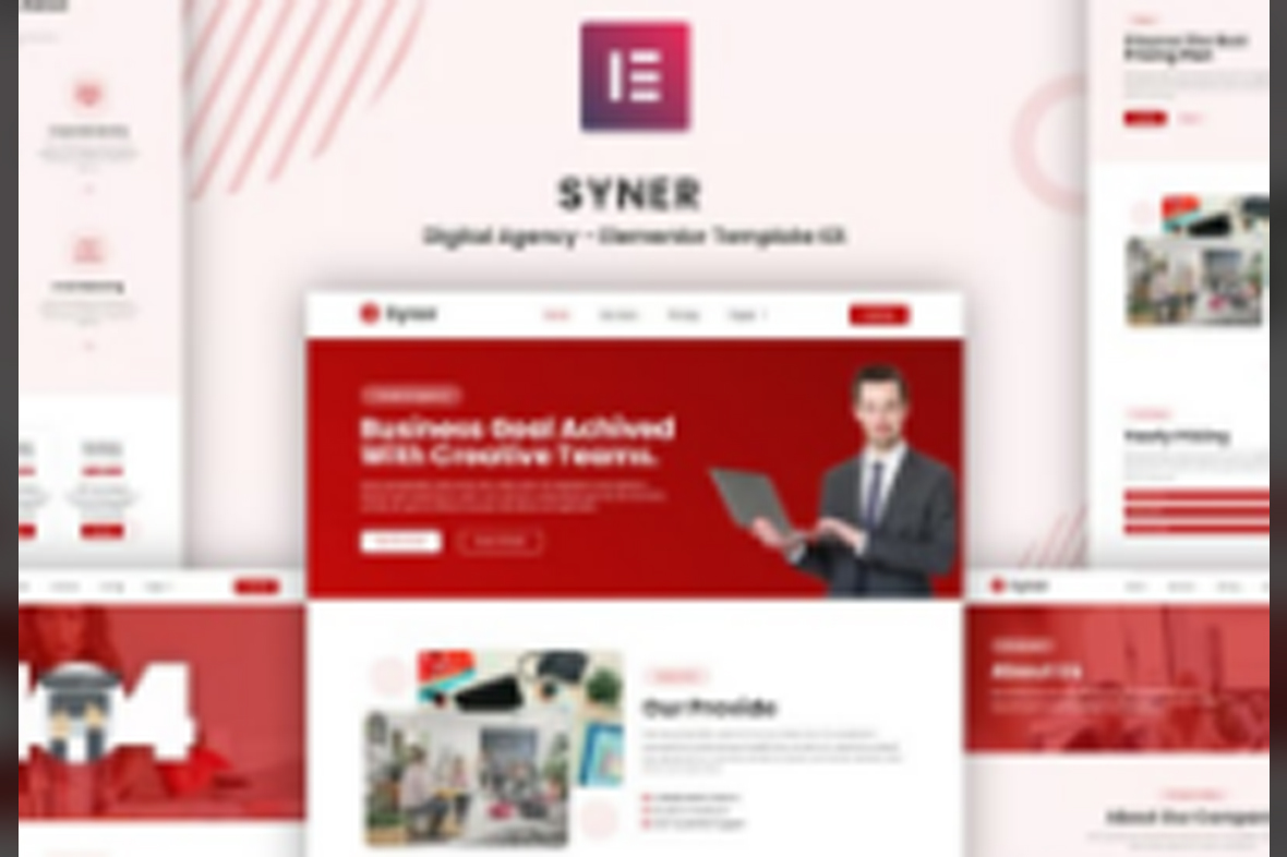 Syner – Creative Agency Elementor Template Kit November 25, 2025