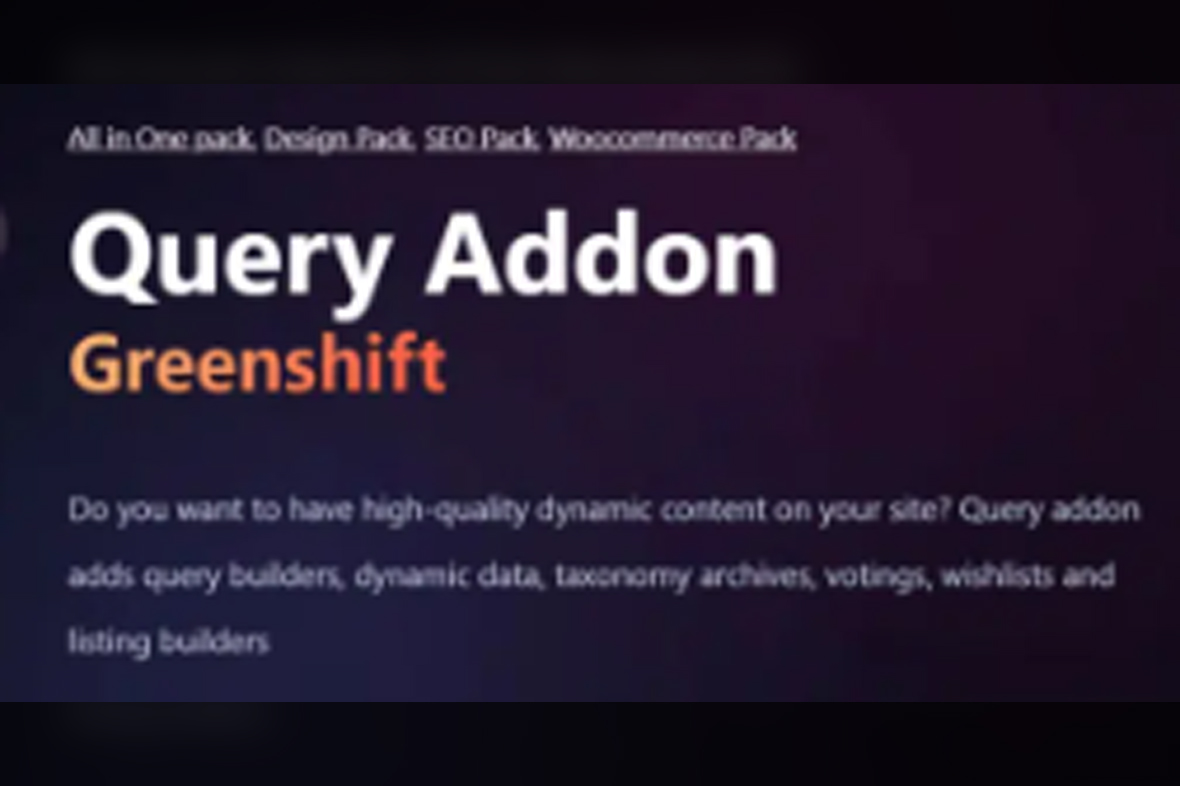Greenshift Query and Meta v5.6.5