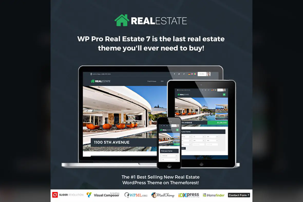 Real Estate 7 – Real Estate WordPress Theme