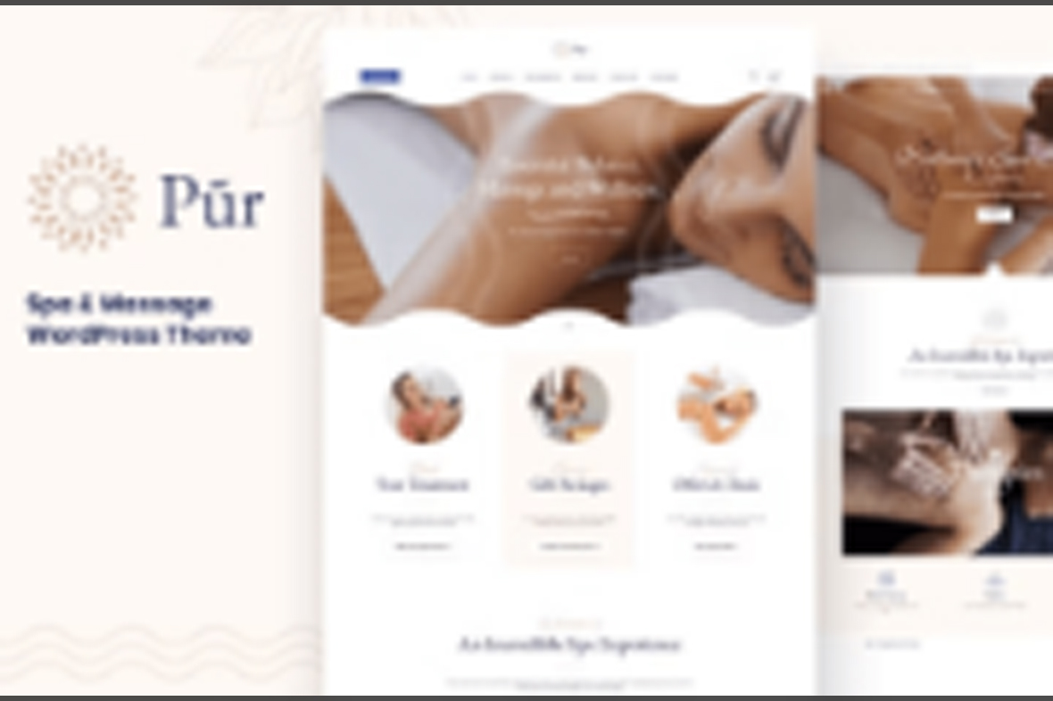 Pur – Wellness and Spa WordPress Theme v23.0