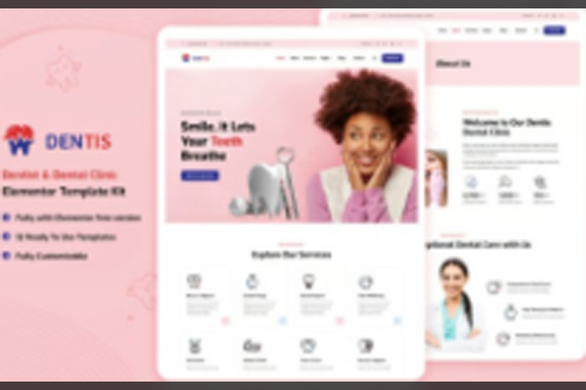 Dentis – Dentist and Dental Clinic Elementor Template Kit July 30, 2025