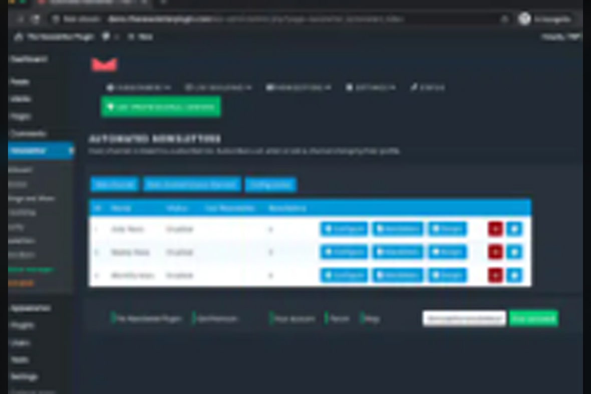 Newsletter – Automated Newsletters v4.8.5