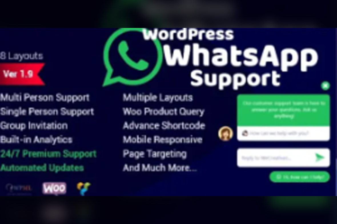 WordPress WhatsApp Support v2.5.2