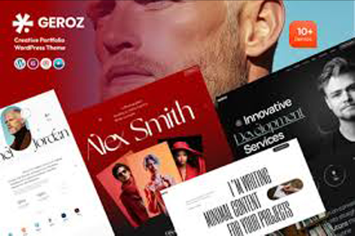 Geroz – Creative Portfolio and Digital Agency WordPress Theme v1.1.1