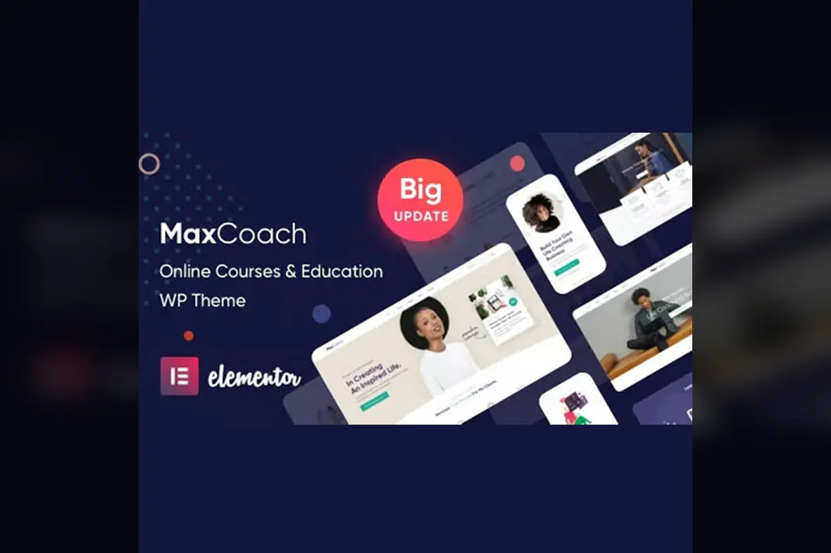 MaxCoach – Online Courses, Personal Coaching & Education WP Theme v3.0.3