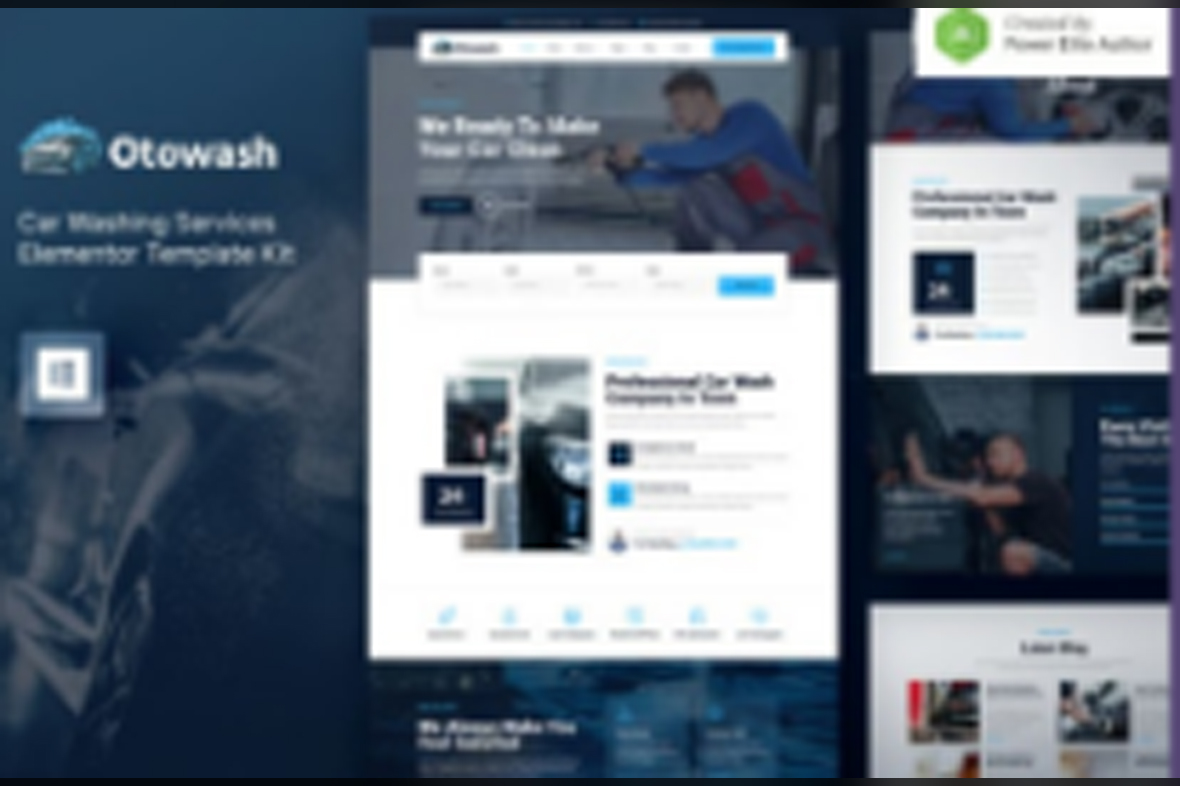 Otowash – Car Washing and Cleaning Services Elementor Template Kit October 8, 2025