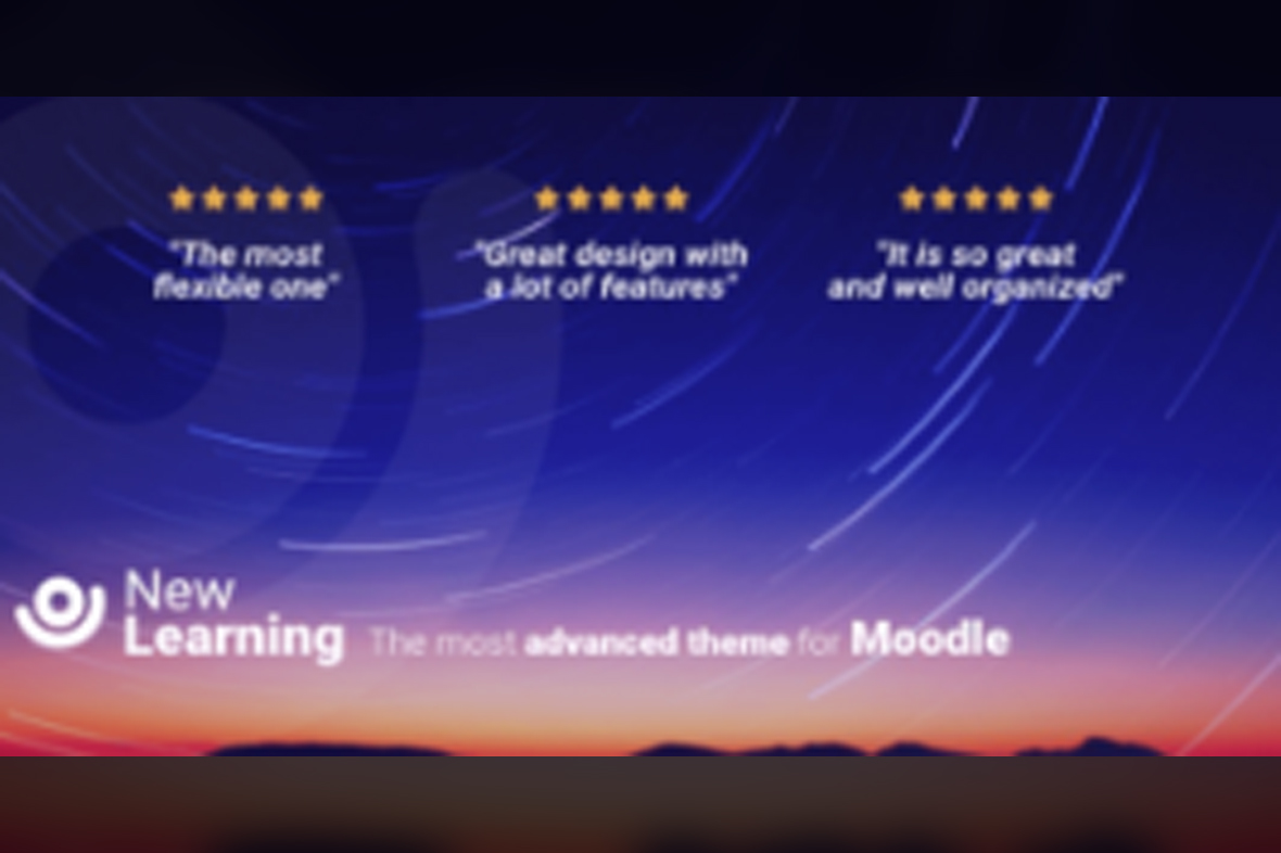 New Learning Premium Moodle Theme v11.8