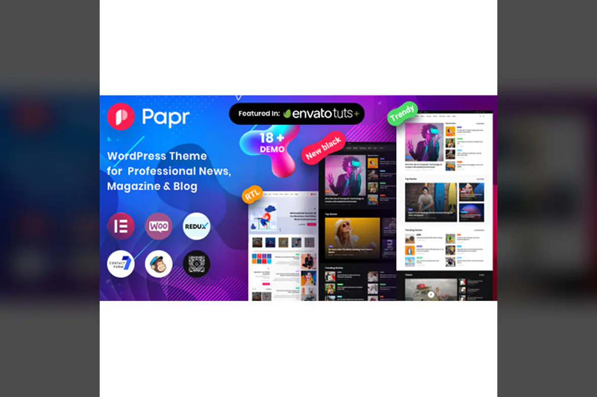 News Magazine Papr – News Magazine WordPress Theme