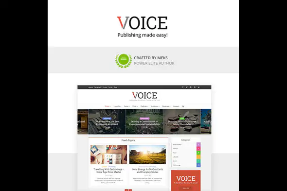 Voice – Clean News/Magazine WordPress Theme