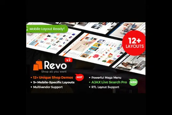 Revo: WooCommerce WordPress Theme with Multiple Purpose