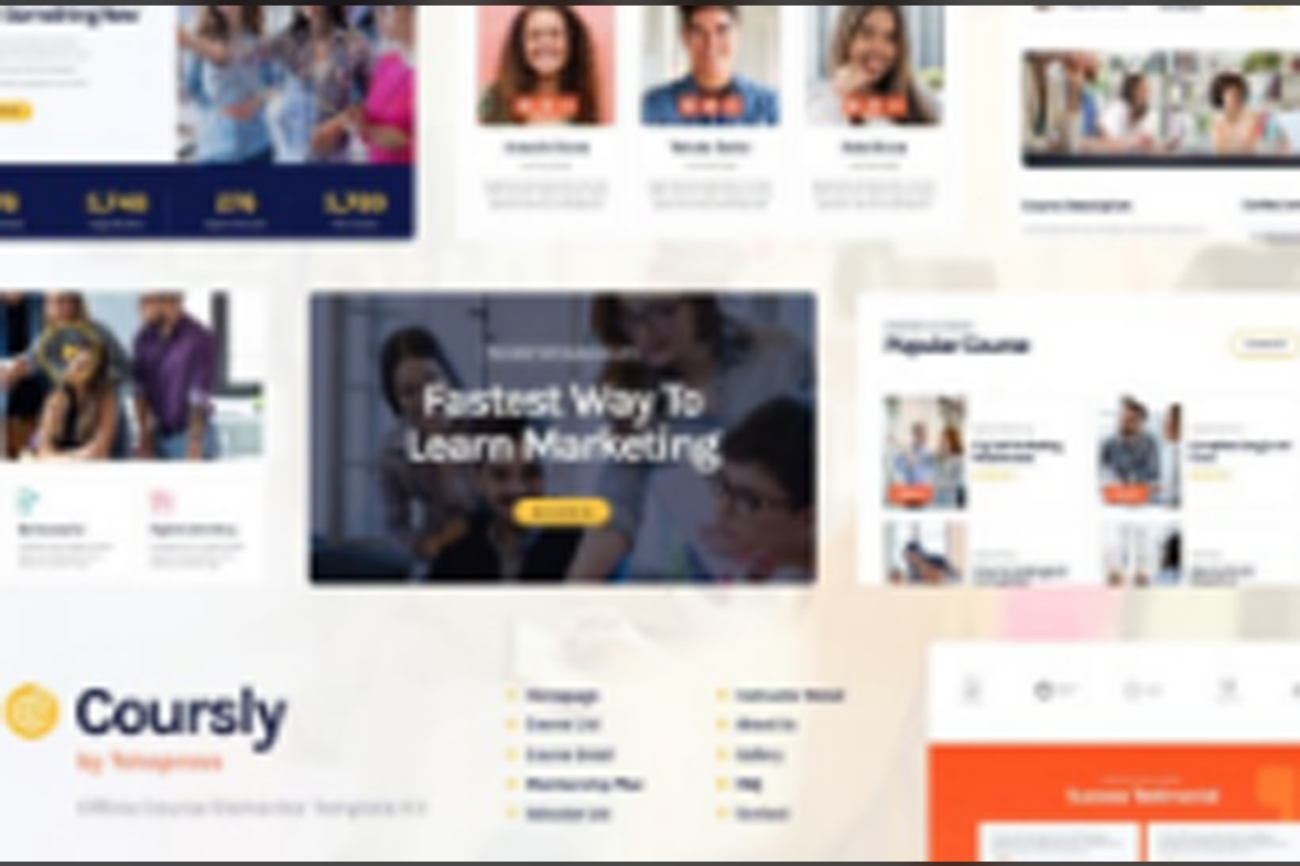 Coursly Education and Offline Course Elementor Template Kit October 31, 2025