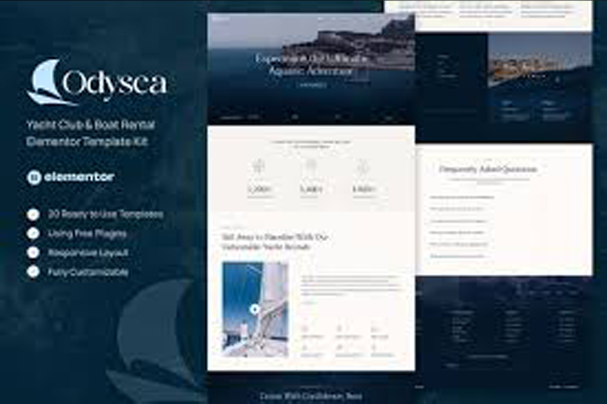 Odysea – Yacht Club and Boat Rental Elementor Template Kit May 24, 2025
