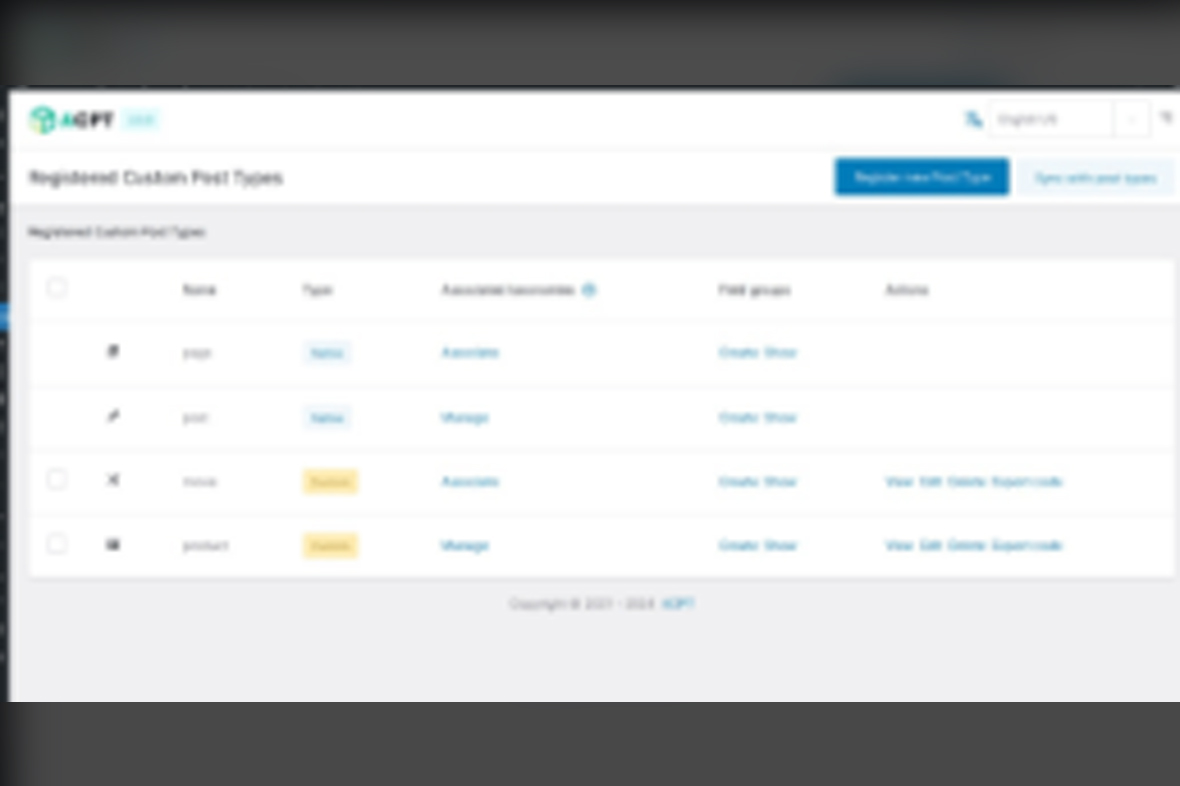 ACPT – Custom Post Types Plugin v2.0.41