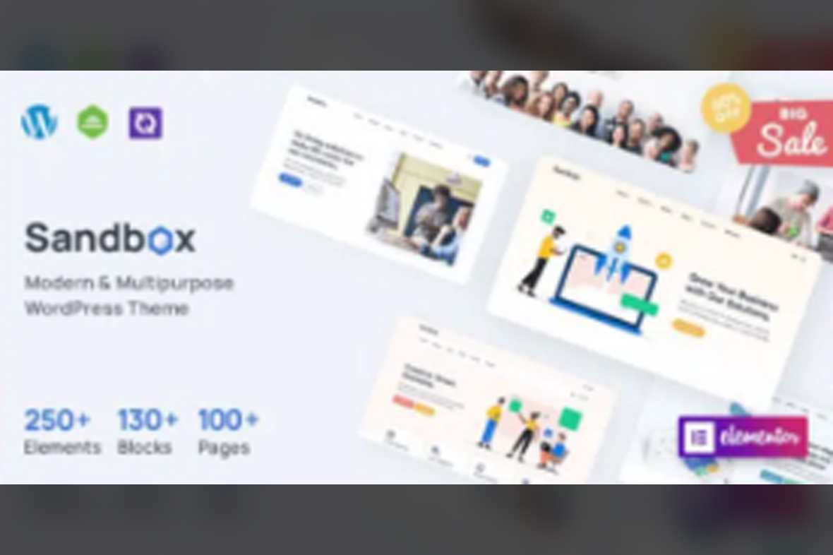 Sandbox – Modern and Multipurpose WordPress Theme v1.1.20