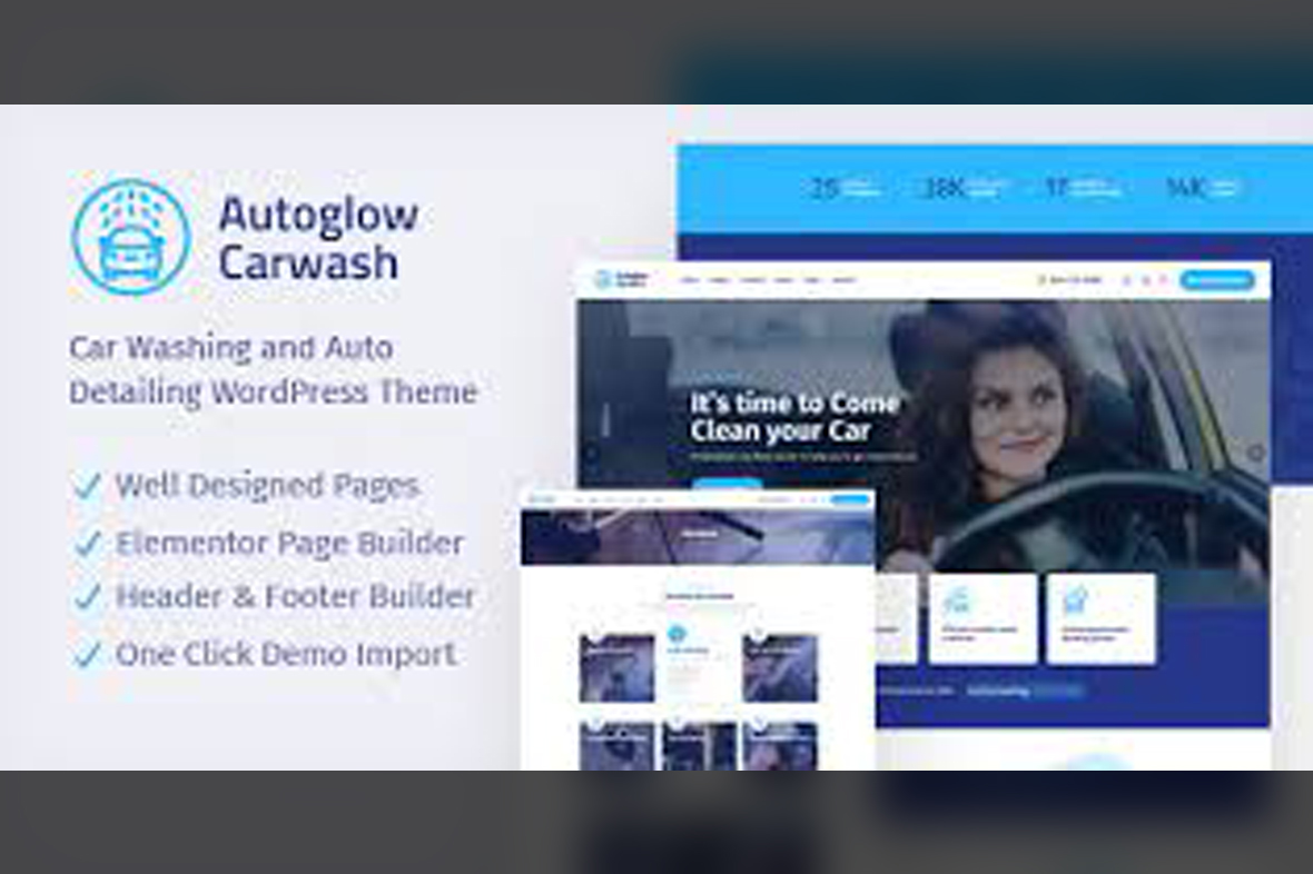 Autoglow – Car Wash WordPress Theme v1.2.2