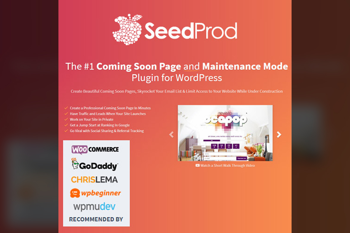 SeedProd Coming Soon Pro – WordPress Coming Soon Pages & Maintenance Mode v6.18.16