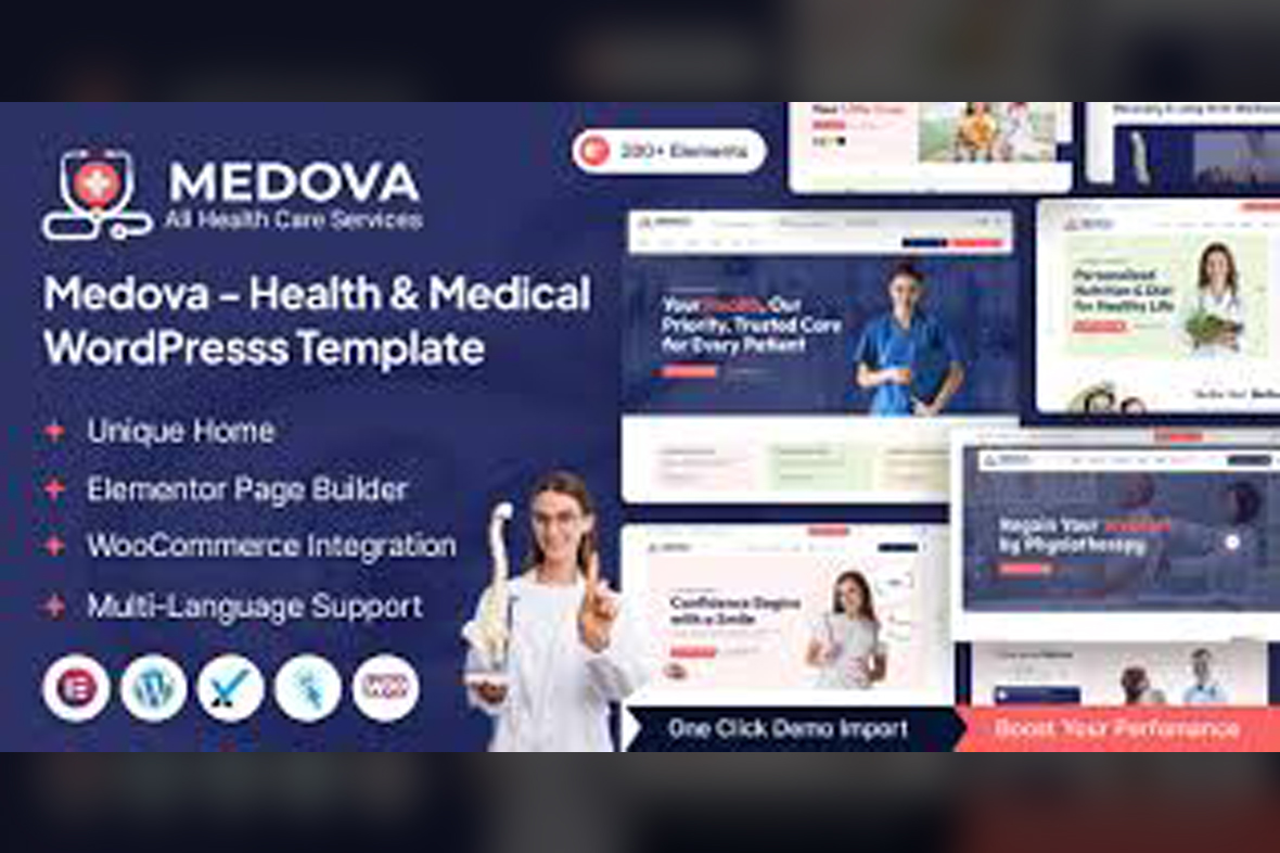 Medova – Health and Medical WordPress Theme v1.0.0