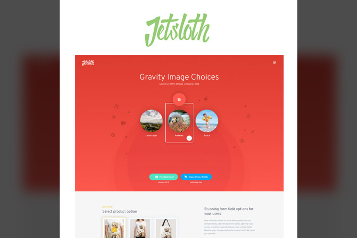 Jetsloth – Gravity Forms Image Choices v1.6.8