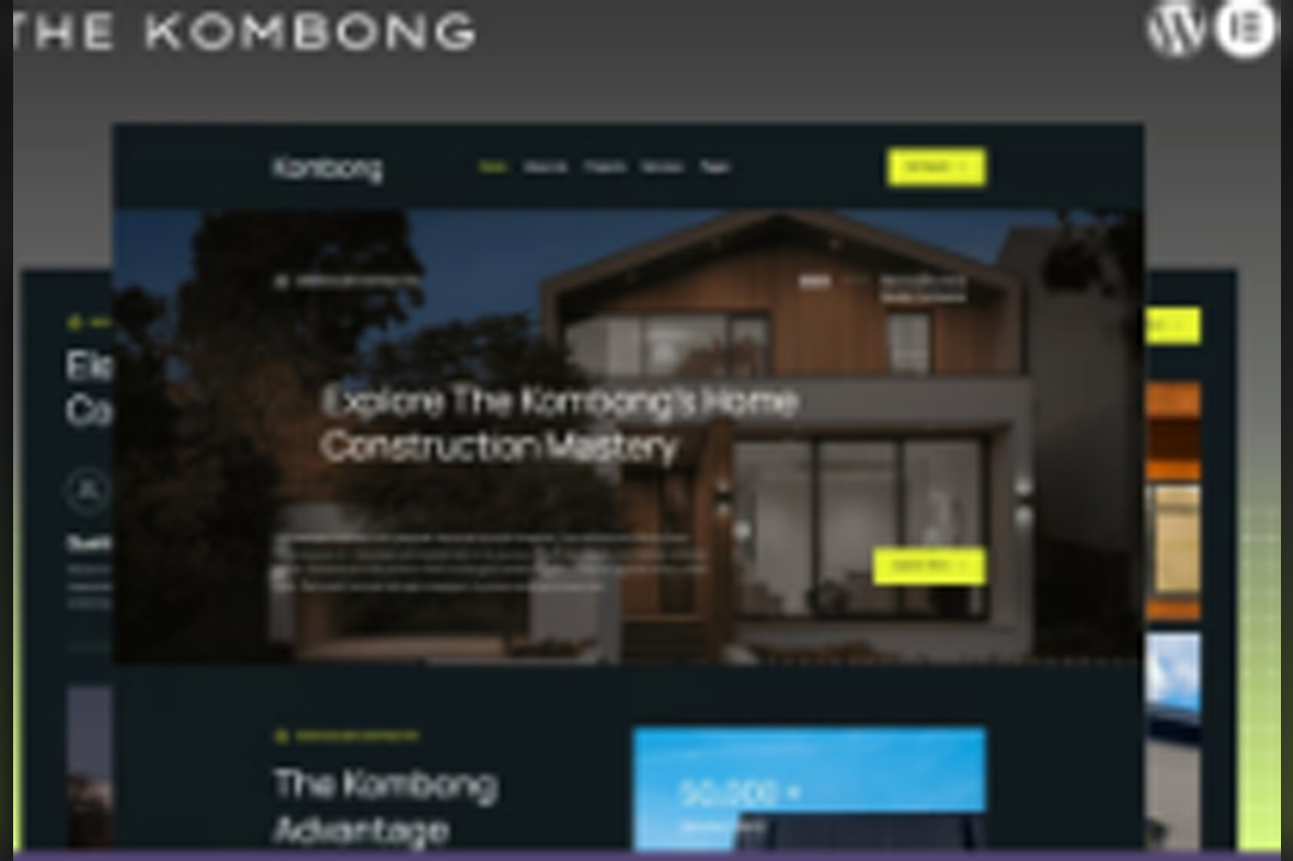 The Kombong – Modern Real Estate Agent Elementor Template Kit August 20, 2025