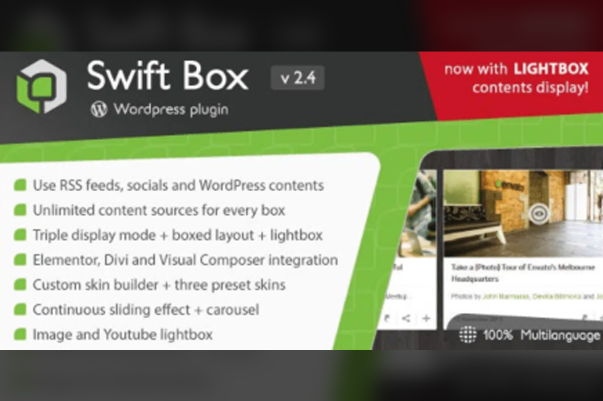 Swift Box – WordPress Contents Slider and Viewer v2.8.0