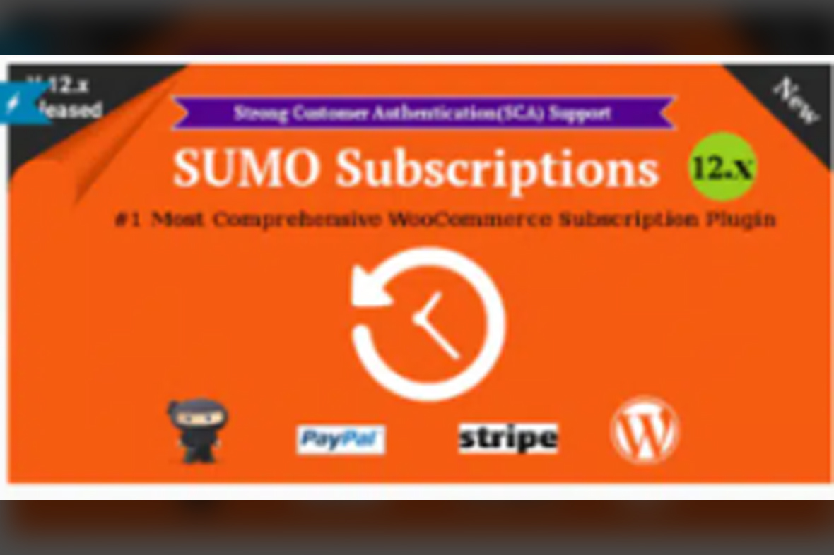 SUMO Subscriptions – WooCommerce Subscription System v17.0.0