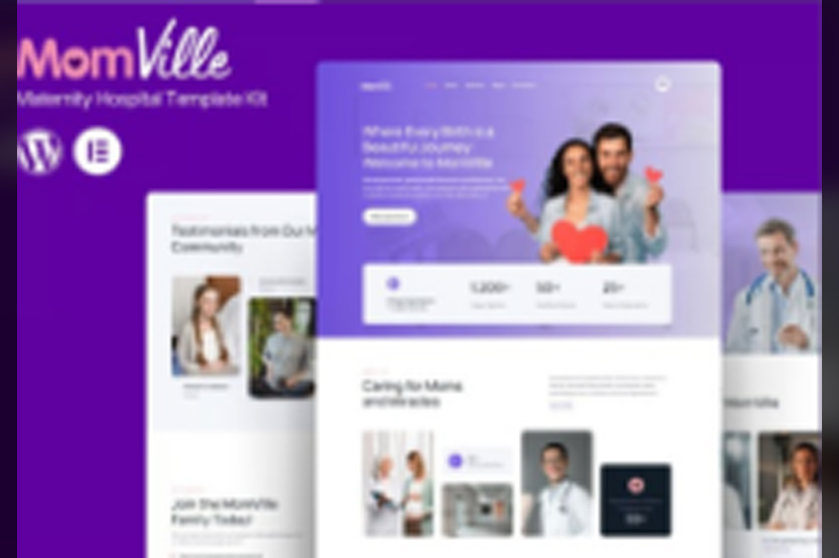 MomVille – Maternity Hospital Elementor Kit Template June 19, 2025