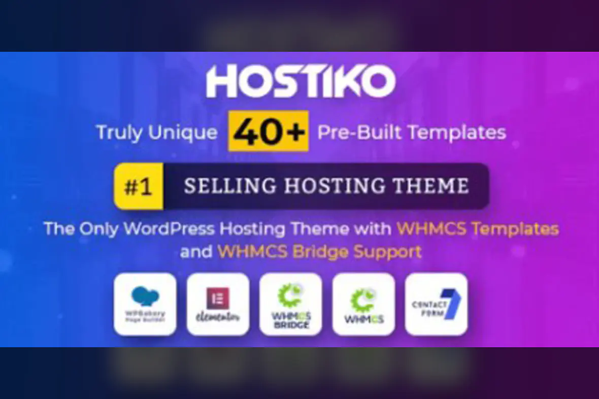 Hostiko WordPress WHMCS Hosting Theme v2.4.6