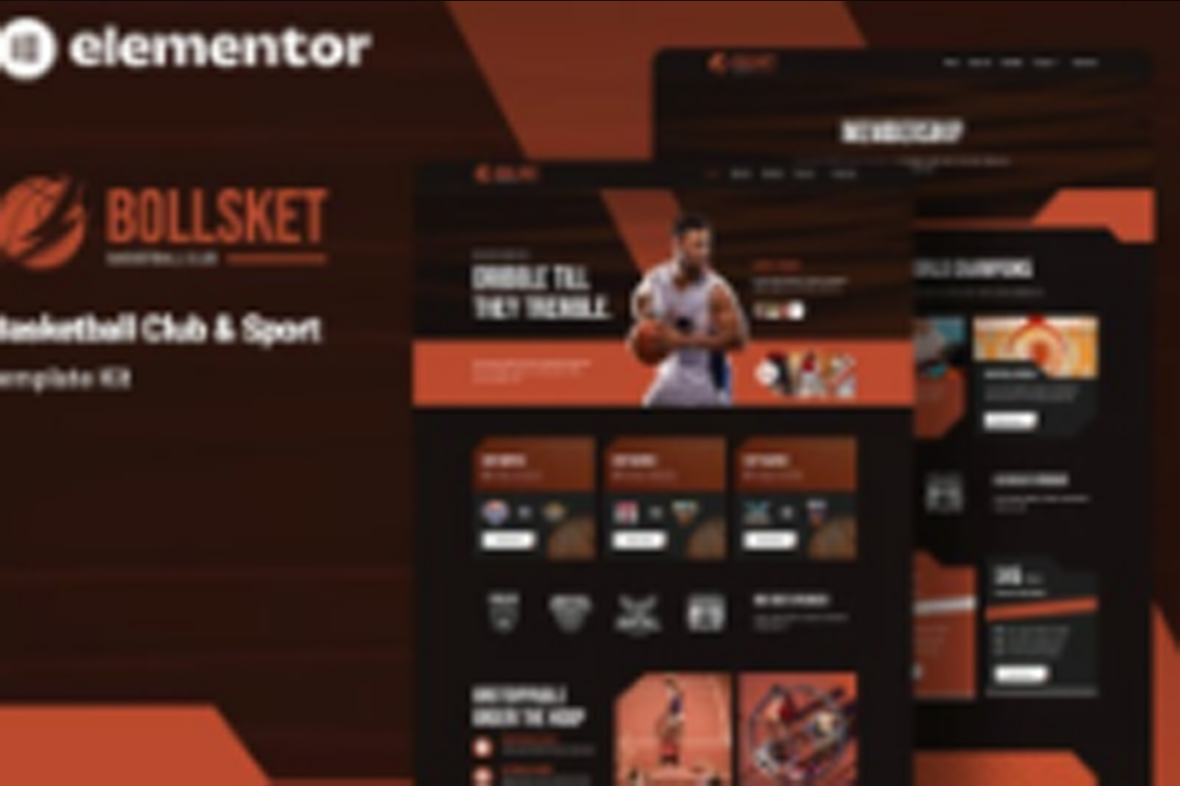 Bollsket – Basketball Club and Sport Elementor Template Kit July 10, 2025