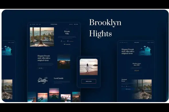 Brooklyn Heights – Private Villa & Hotel Elementor Template Kit