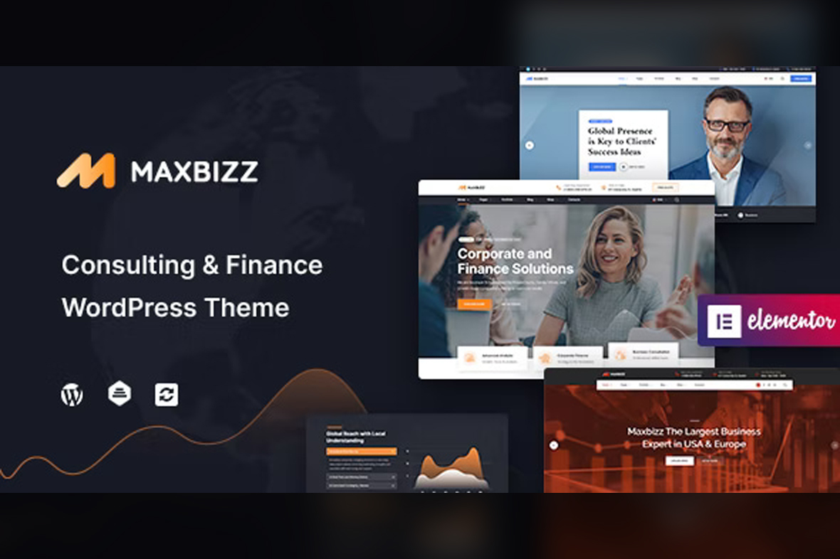 Maxbizz Theme – Consulting & Financial Elementor WordPress Theme v1.2.3.14