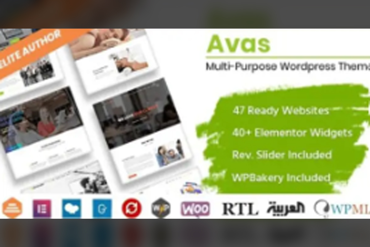 Avas Multi Purpose WordPress Theme v6.8.4.7