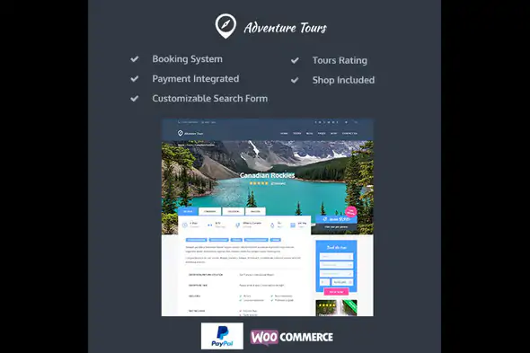 Adventure Tours – WordPress Tour & Travel Theme | Latest Version 5.2.1