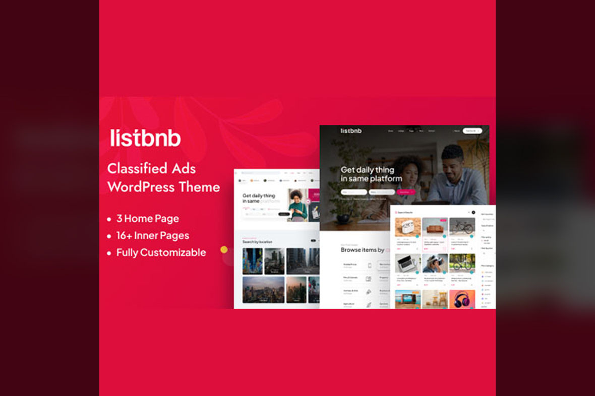 Listbnb – Classified Ads WordPress Theme v1.0.7