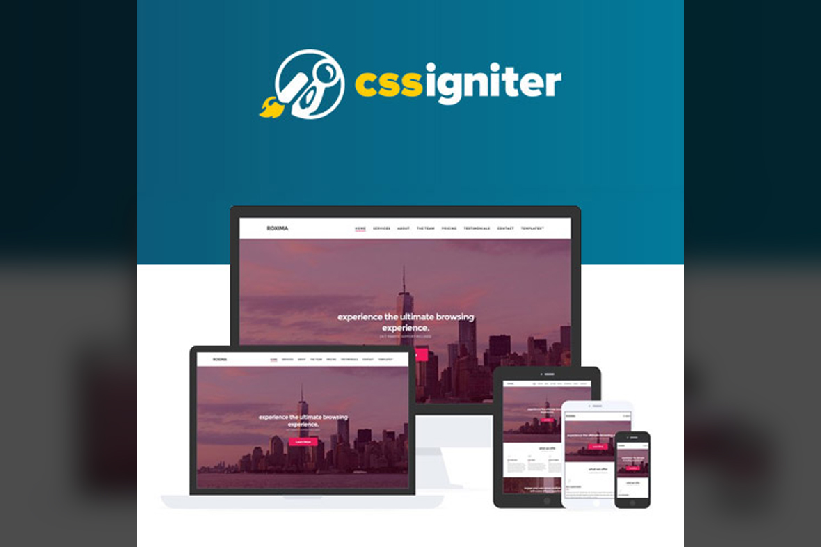 CSS Igniter Roxima WordPress Theme v1.1.5