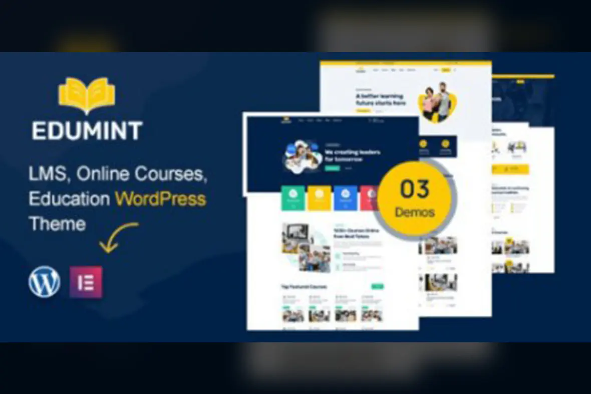 Edumint – LMS, Online Courses, Education WordPress Theme v1.0.4