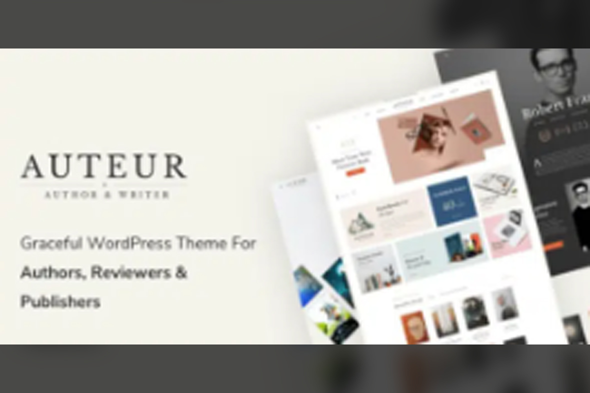 Auteur – WordPress Theme for Authors and Publishers v8.1