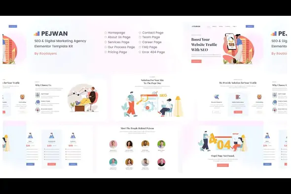 Pejwan – SEO & Digital Marketing Agency Template Kit