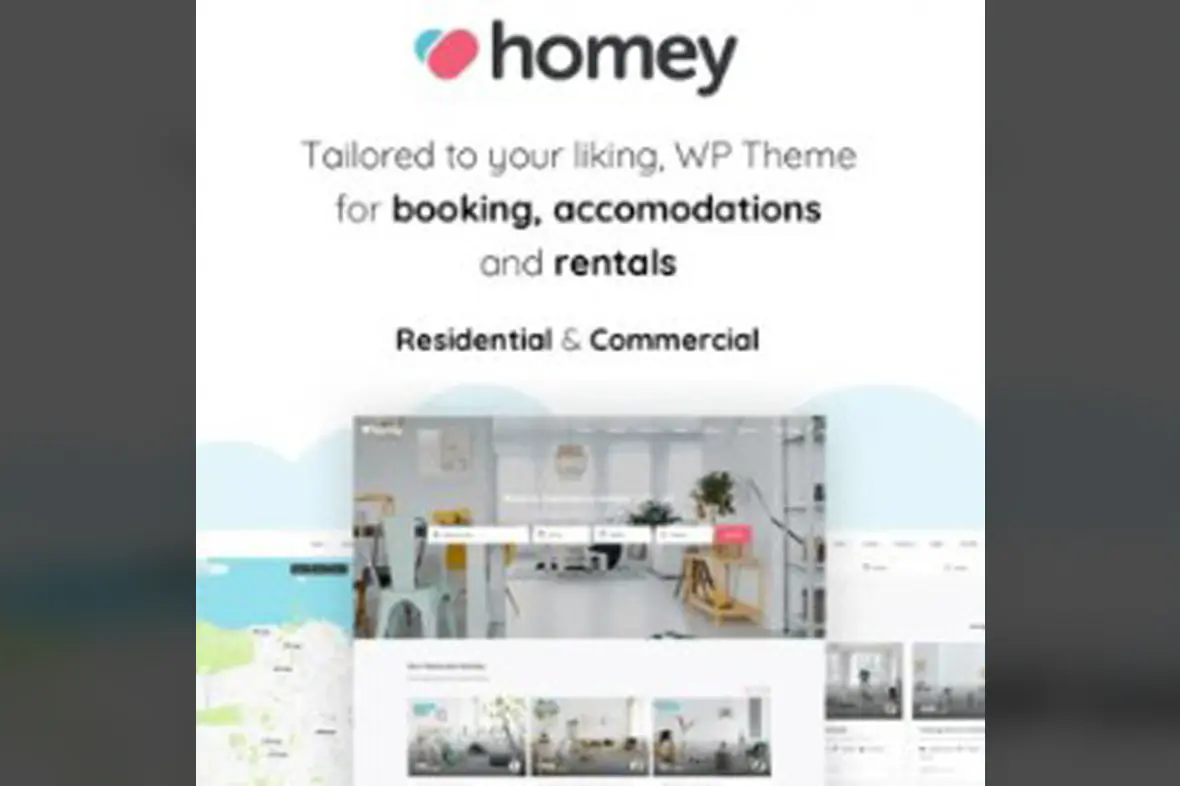 Homey – Booking and Rentals WordPress Theme v2.4.3