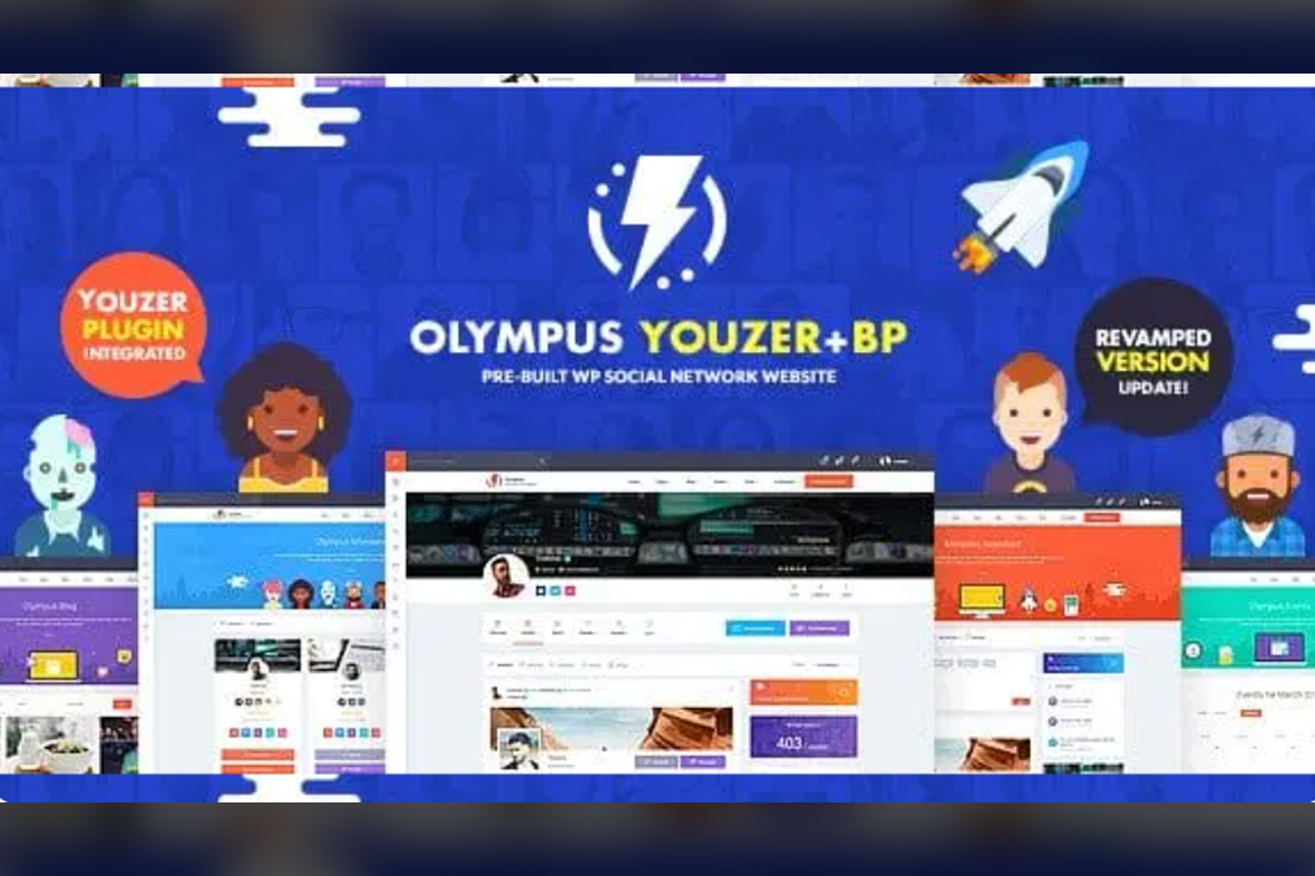 Olympus – Powerful BuddyPress Theme for Social Networking v4.6