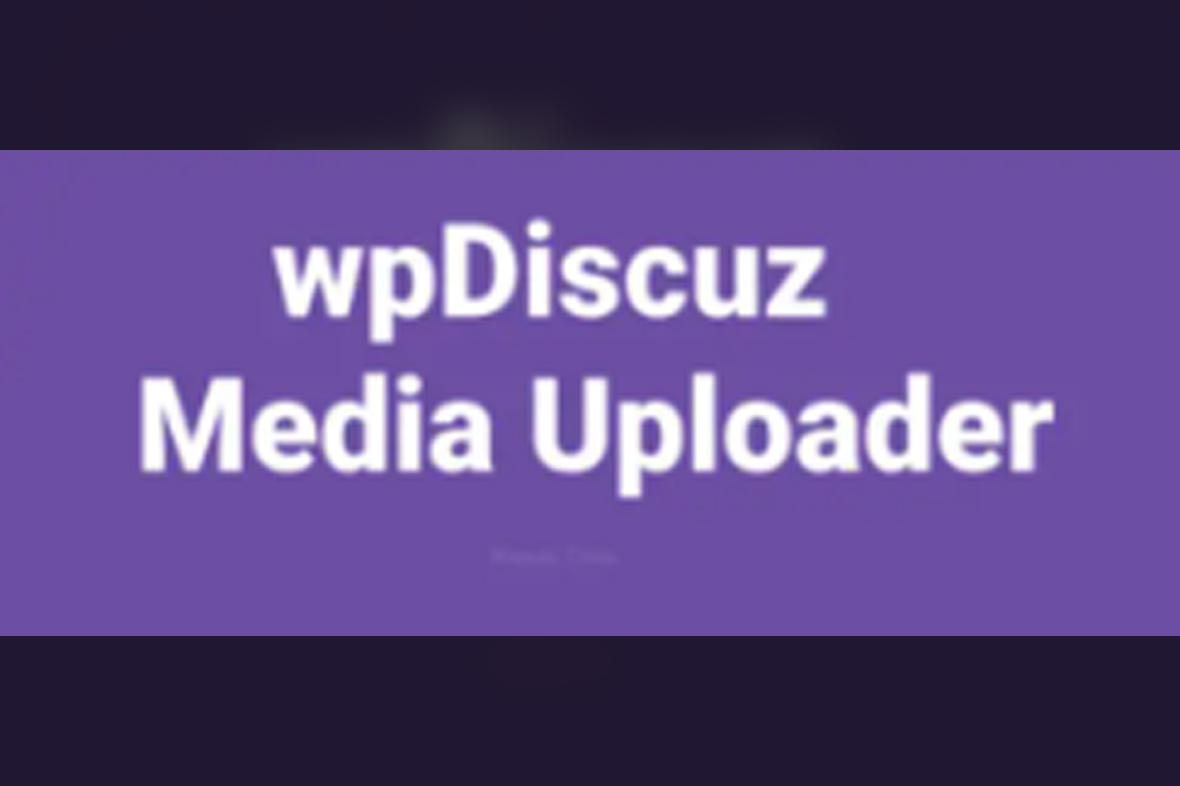 wpDiscuz – Media Uploader v7.1.6