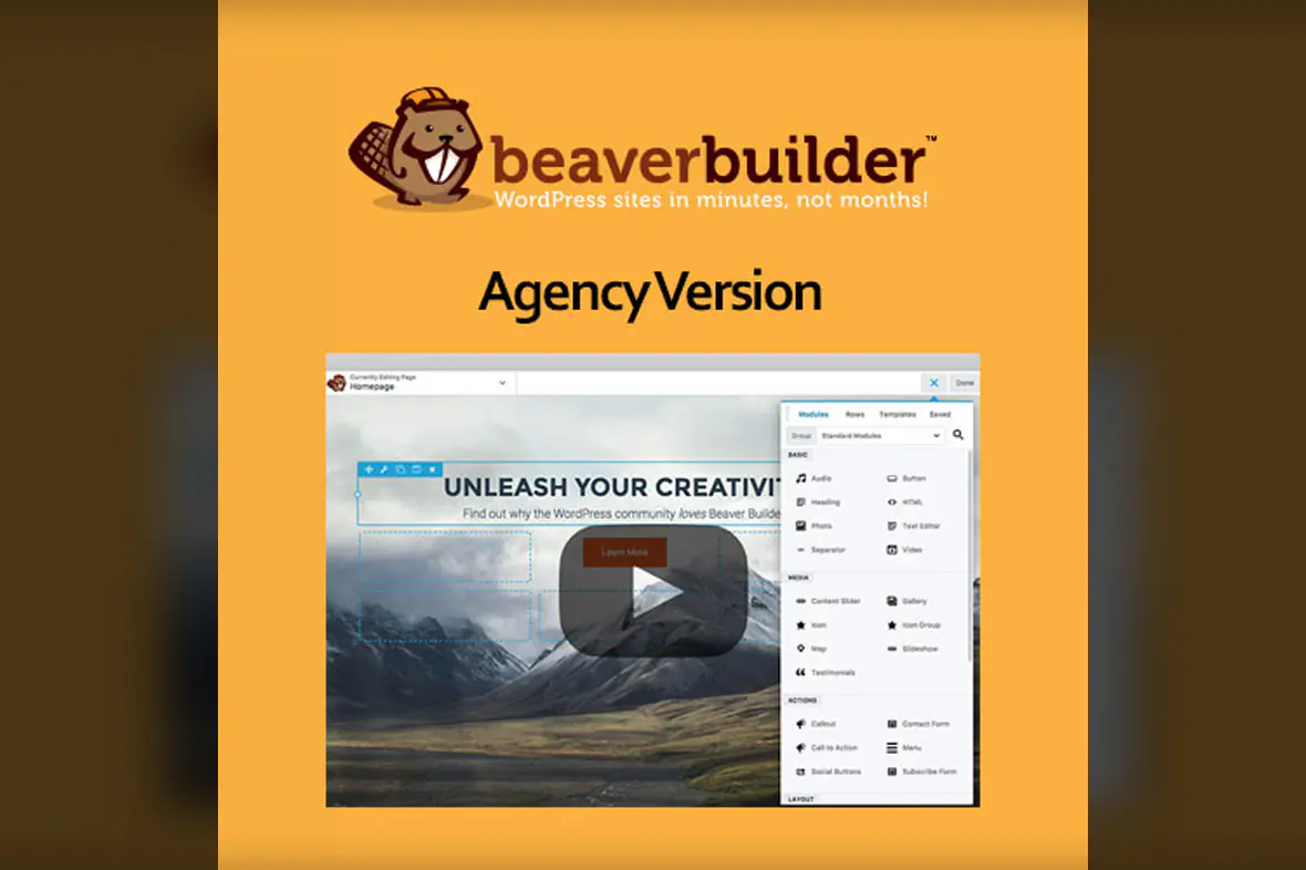 Beaver Builder Plugin – Agency Version 2.8.6.1