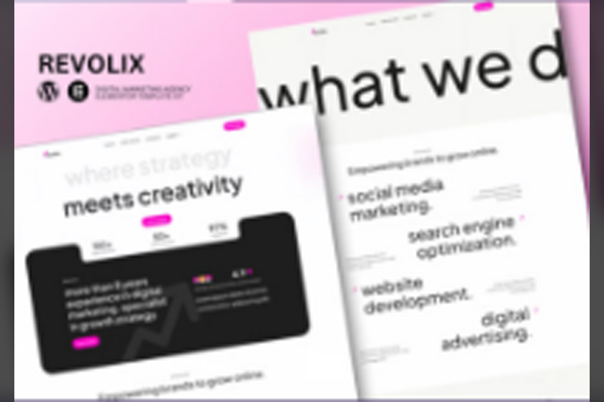 Revolix – Digital Marketing Agency Elementor Template Kit August 19, 2025