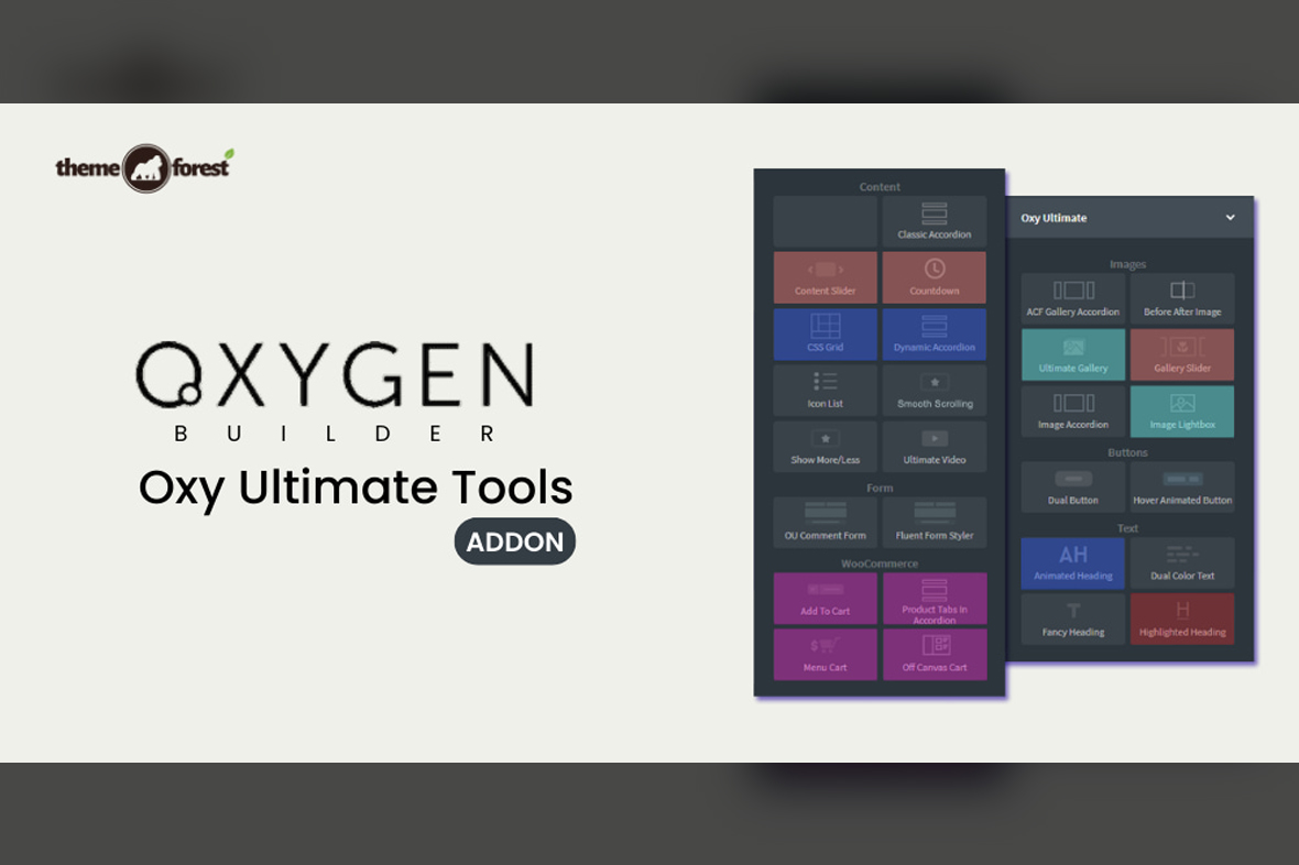 Oxy Ultimate Tools – Addon for Oxygen Builder v1.6.11